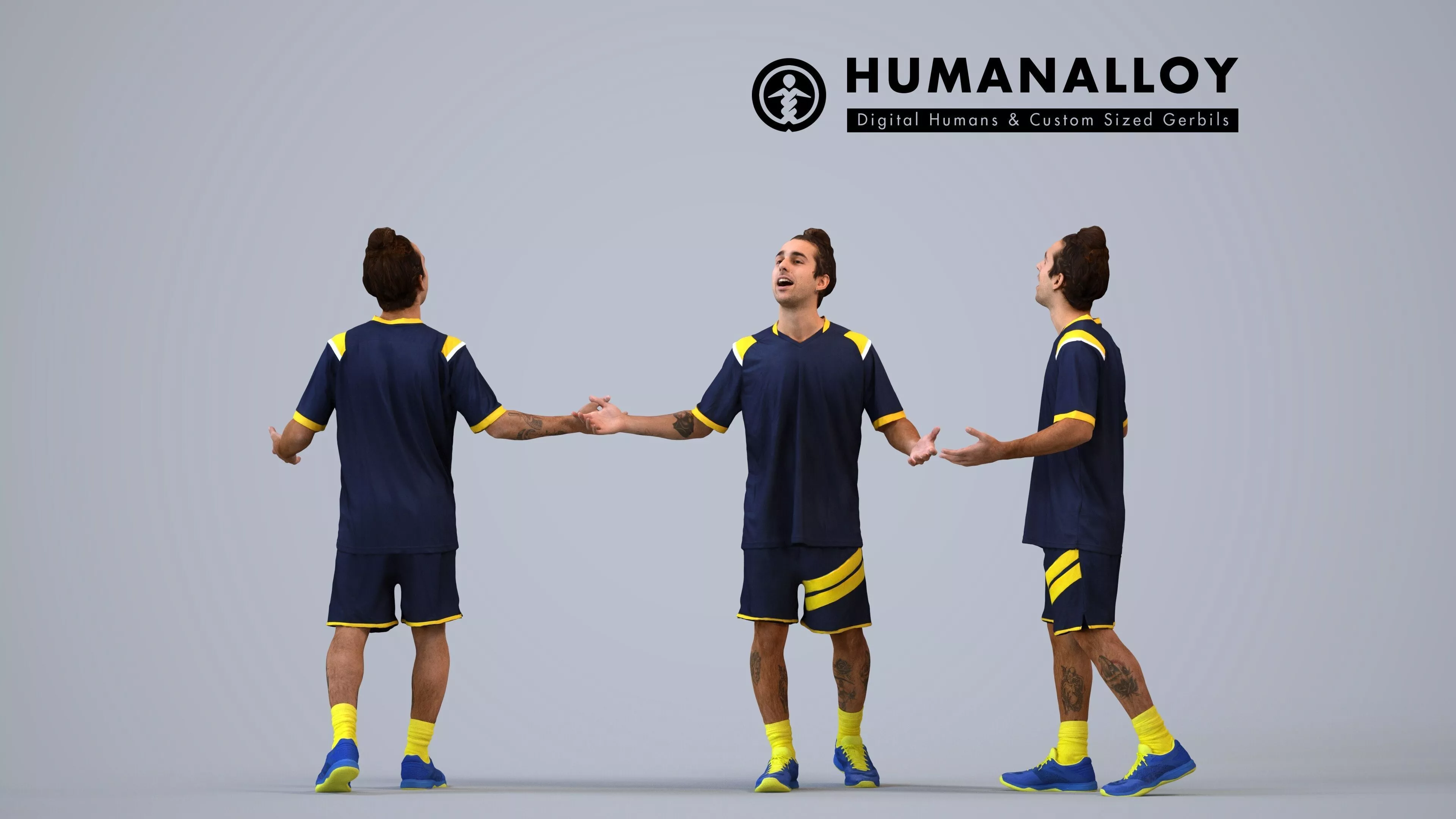00523Carlos005 - Adult Caucasian man exercising in sports 3D model