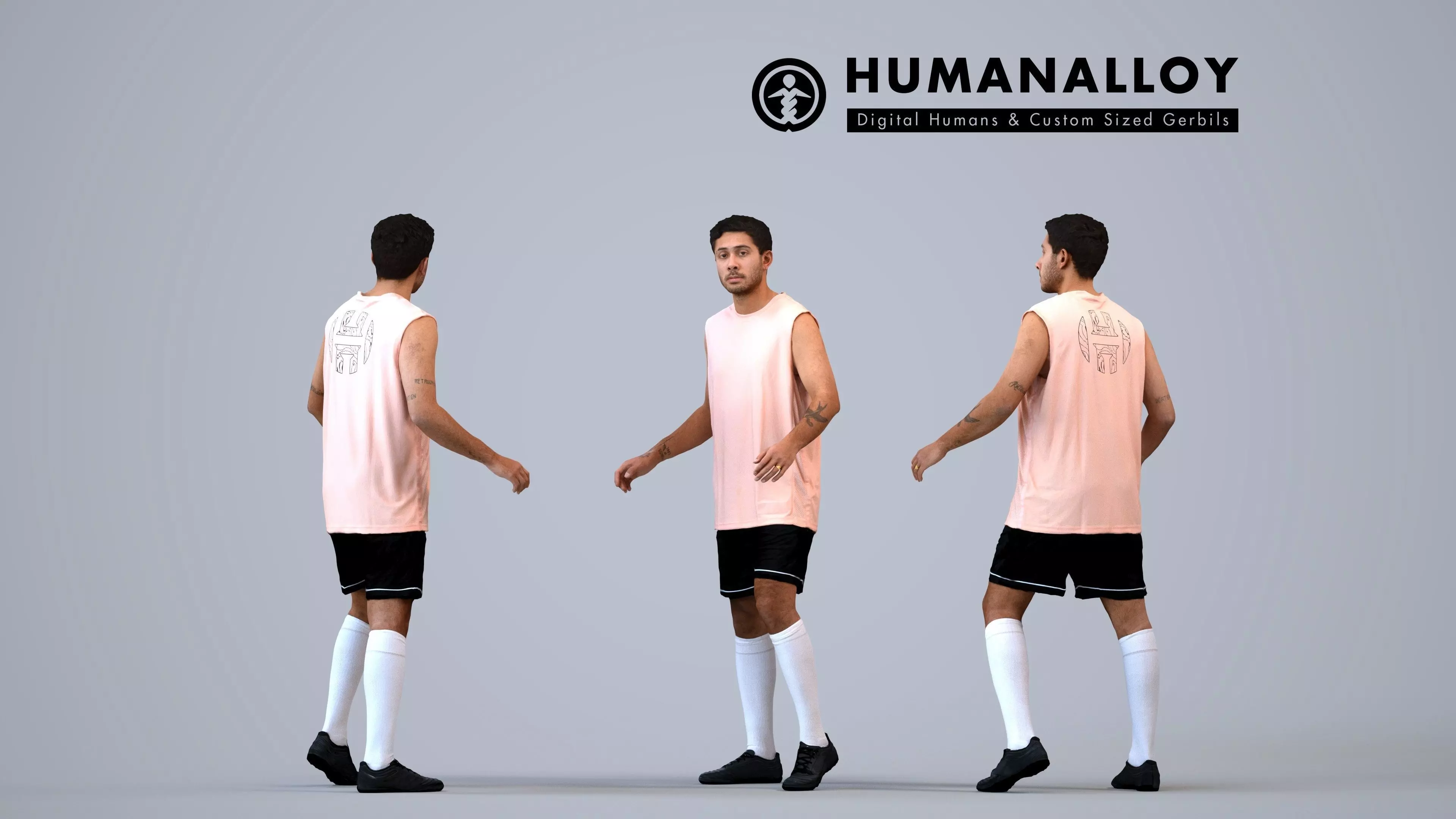 00535Levi008 - Adult Caucasian man exercising in athletic wear 3D model