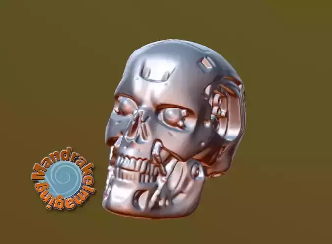 Terminator Skull  3D print model