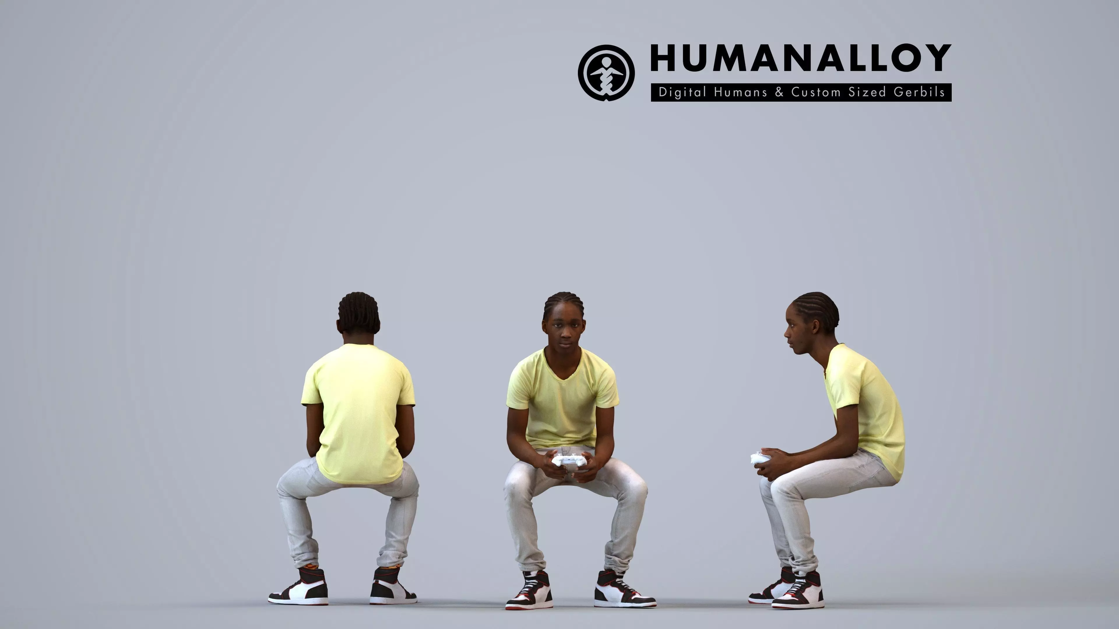 00593Jimmy010 - Teen Black male relaxing in casual summer 3D model
