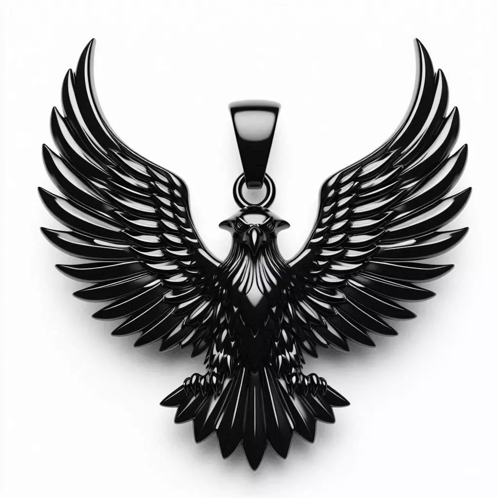 Eagle Necklace Pendant 3D Model 3D print model