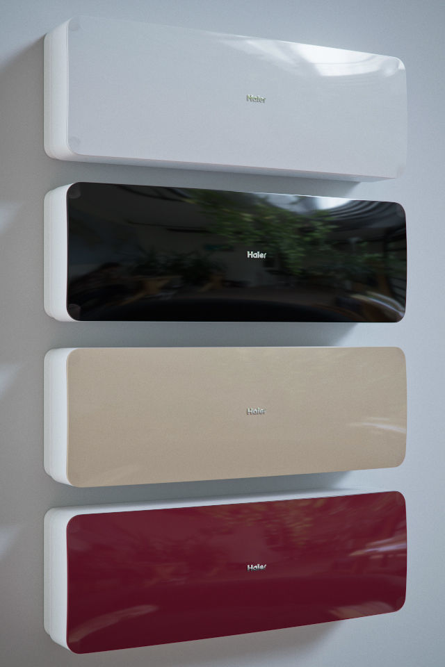 Haier Aqua air conditioner 3D model_1