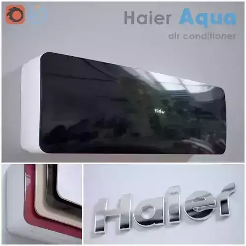 Haier Aqua air conditioner 3D model