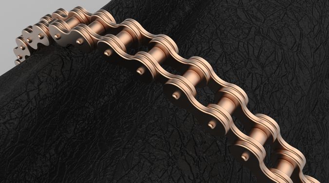 Chain bracelet design 3D print model