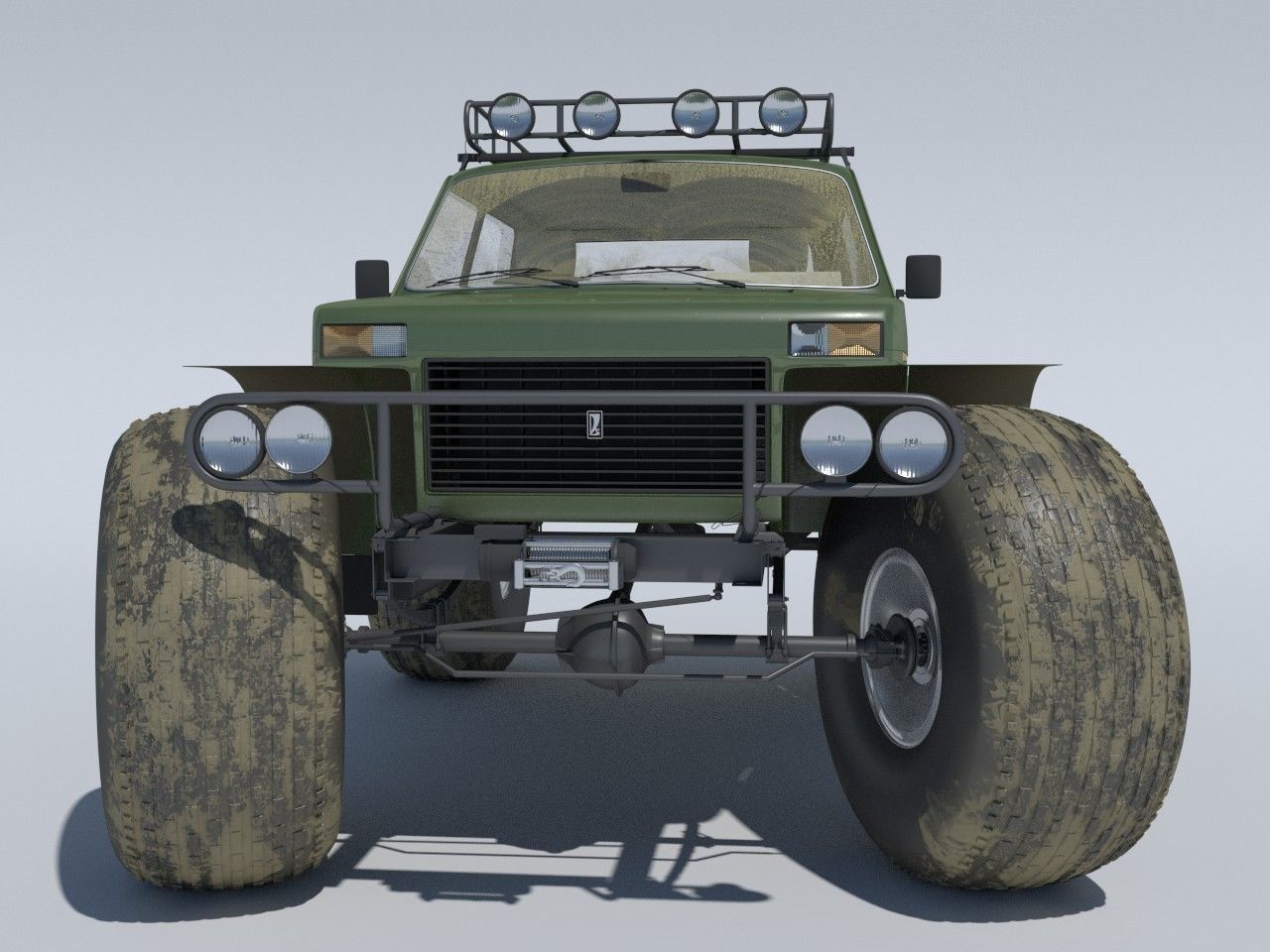 Lada Niva Marsh 1922 3D model_3