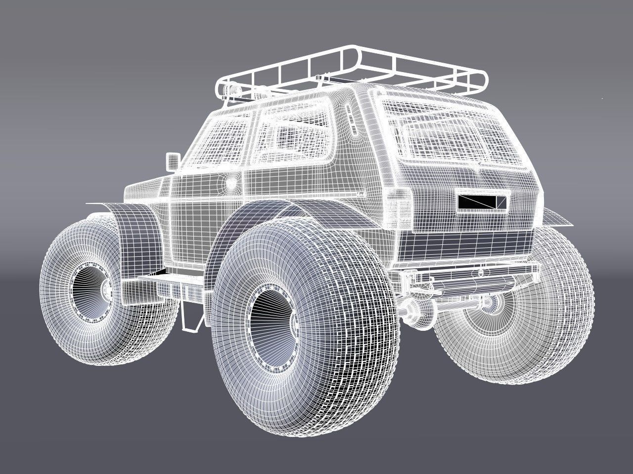 Lada Niva Marsh 1922 3D model_7
