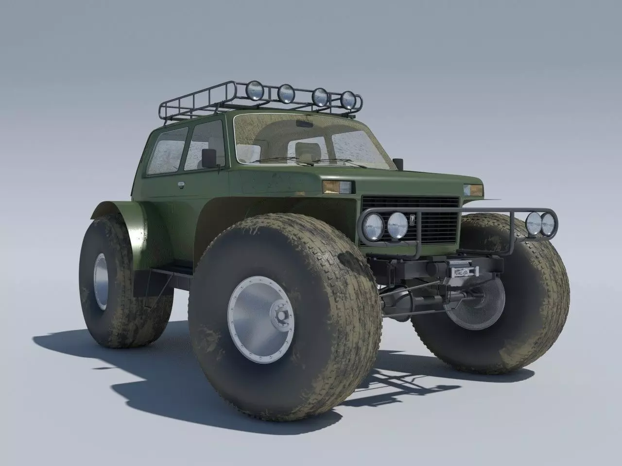 Lada Niva Marsh 1922 3D model_0
