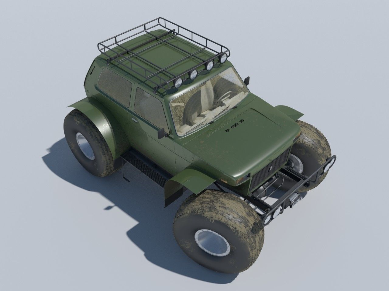 Lada Niva Marsh 1922 3D model_2