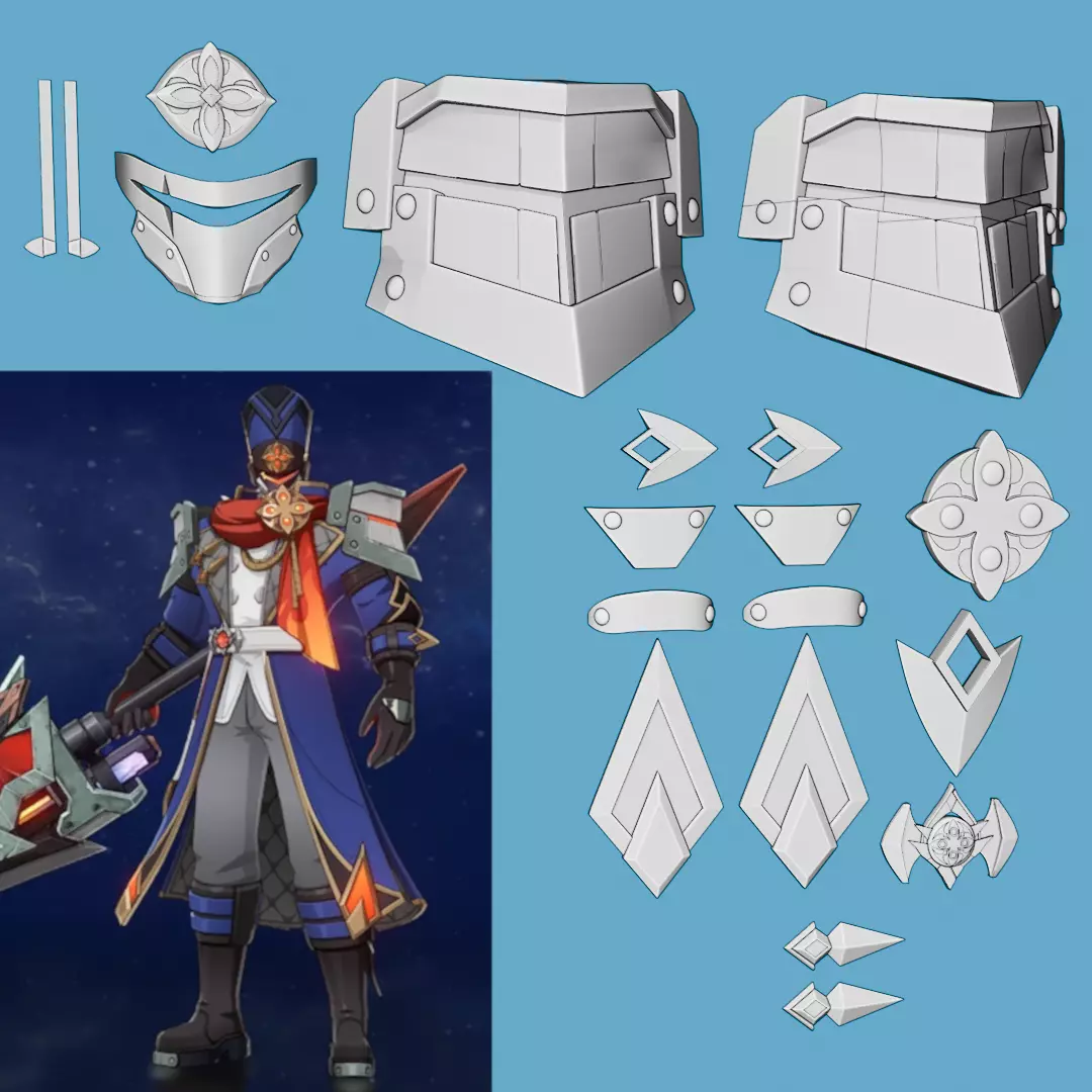 Oprichniki Fireblade Accessories 3D print model