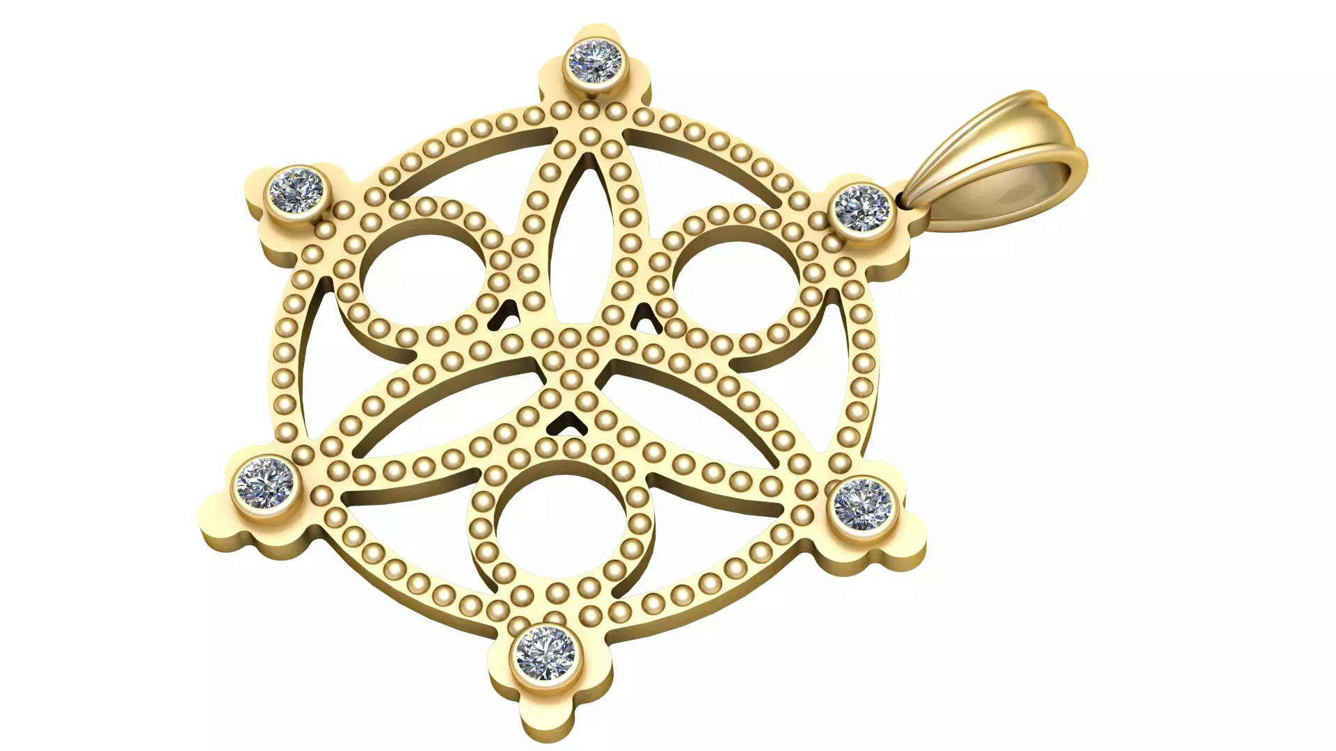 Artisan Geometric Mandala 3D print model