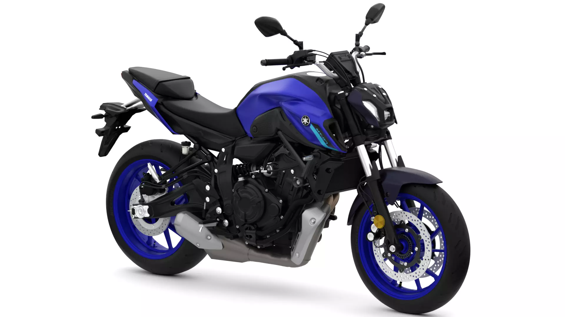 2021 - Yamaha MT 07 Low-poly 3D model