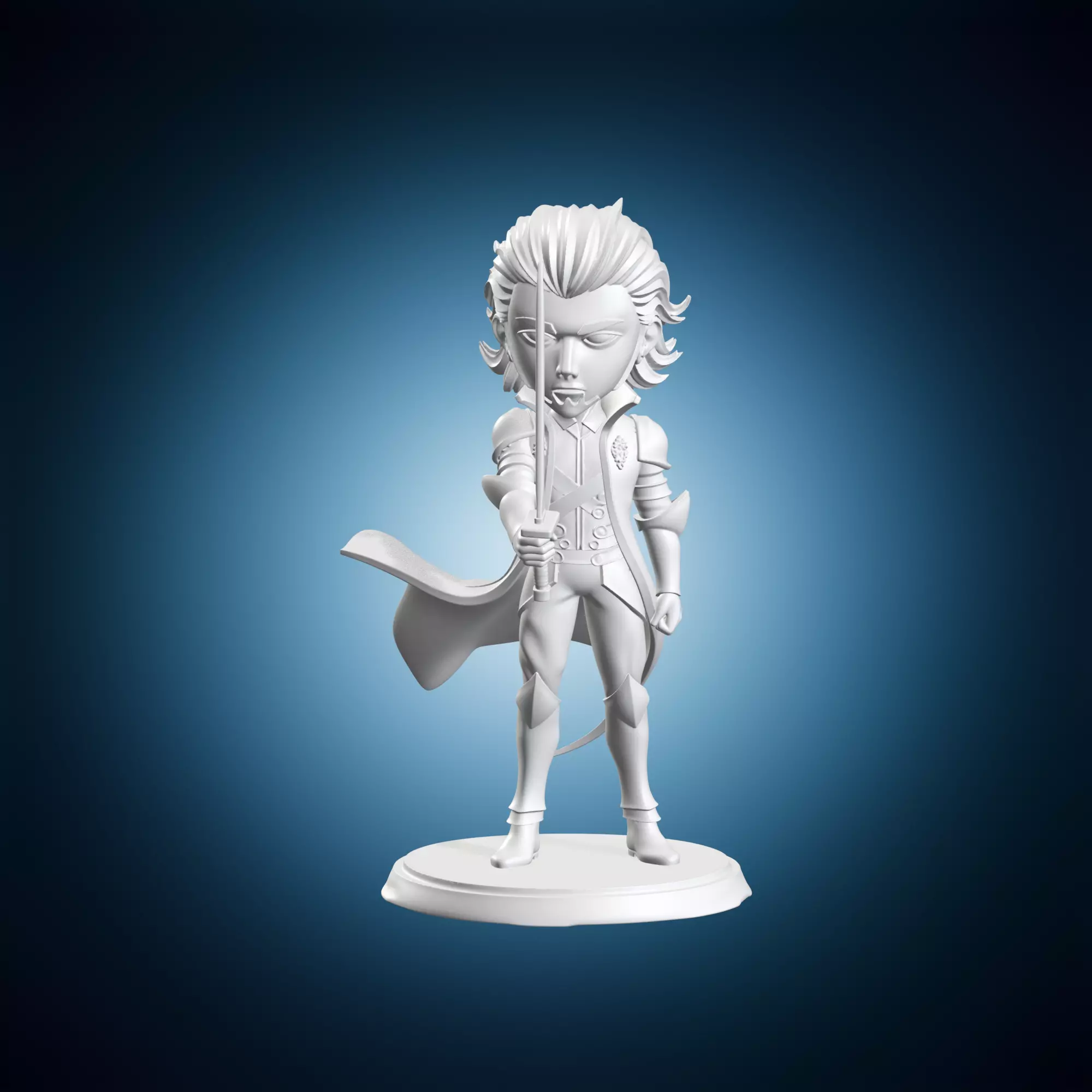 Lucio The Arcana Game Statue 3D print model