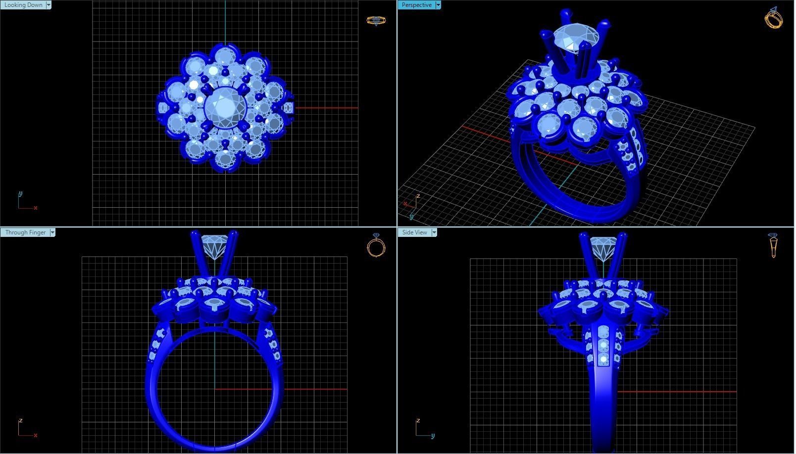 Ring T00039 3D print model_2