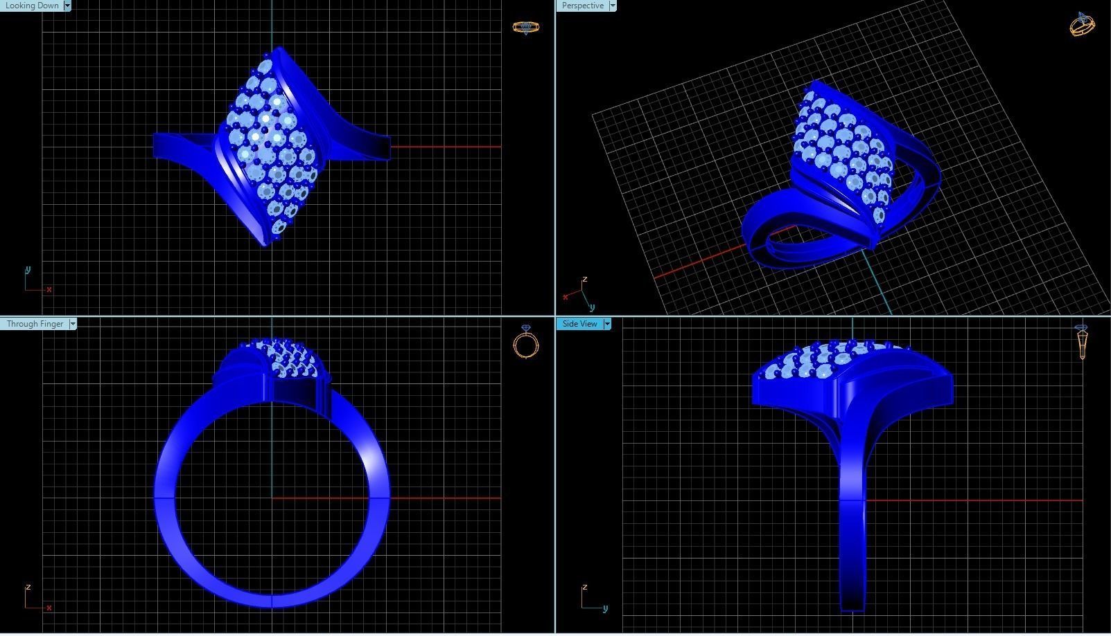 Ring T00048 3D print model_3