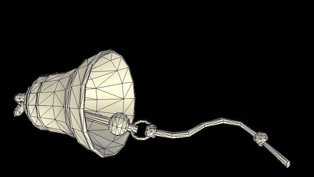 Bell - PBR - Textured Low-poly 3D model_4