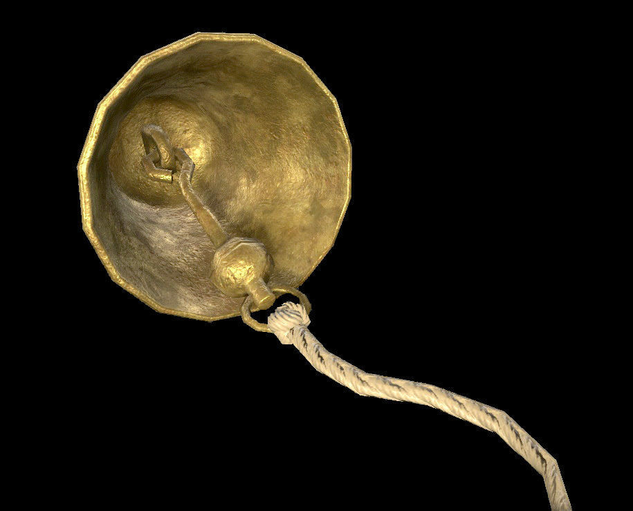 Bell - PBR - Textured Low-poly 3D model_3