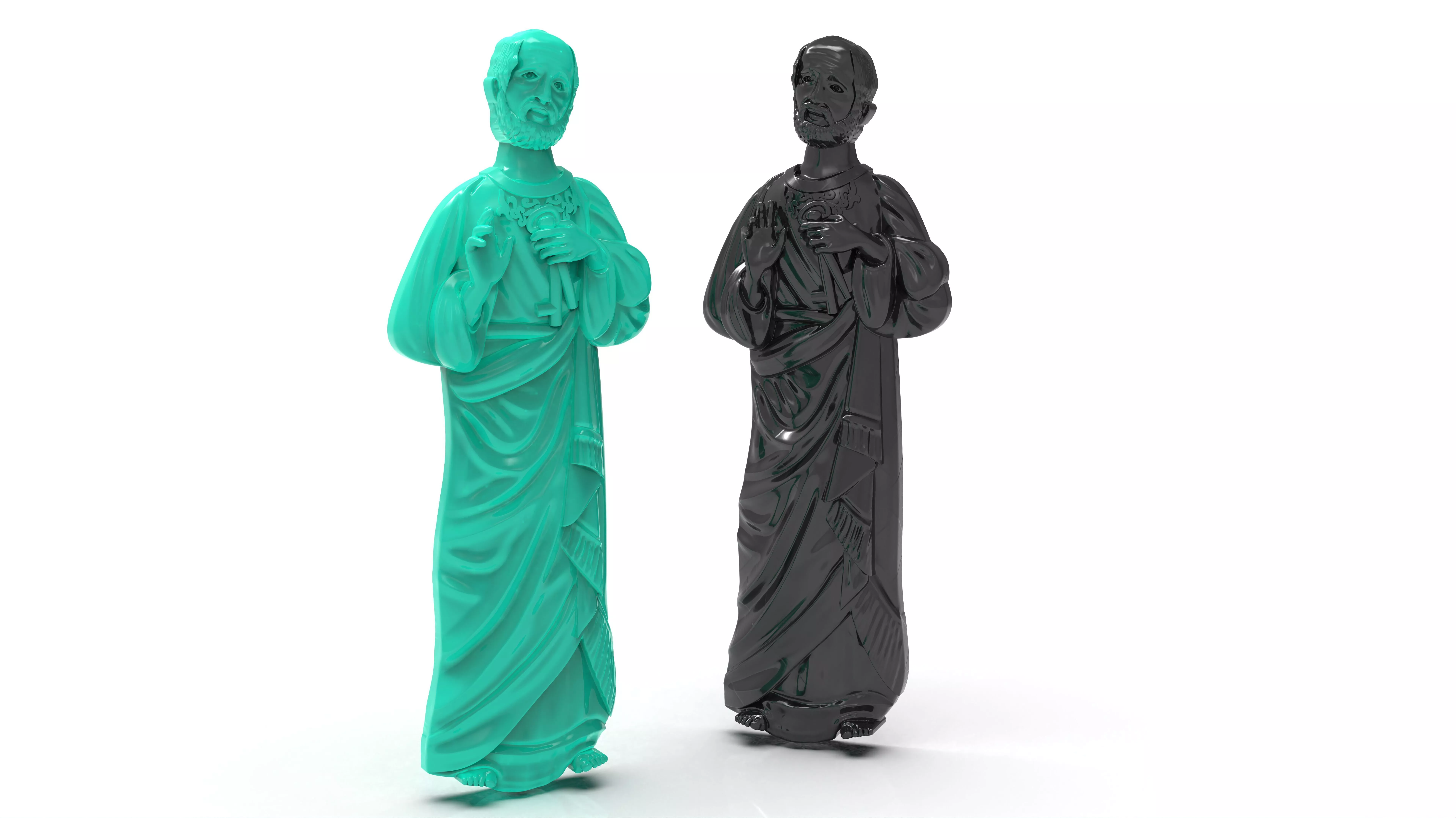 SAINT PETER PRINT READY 3D MODEL 3D print model