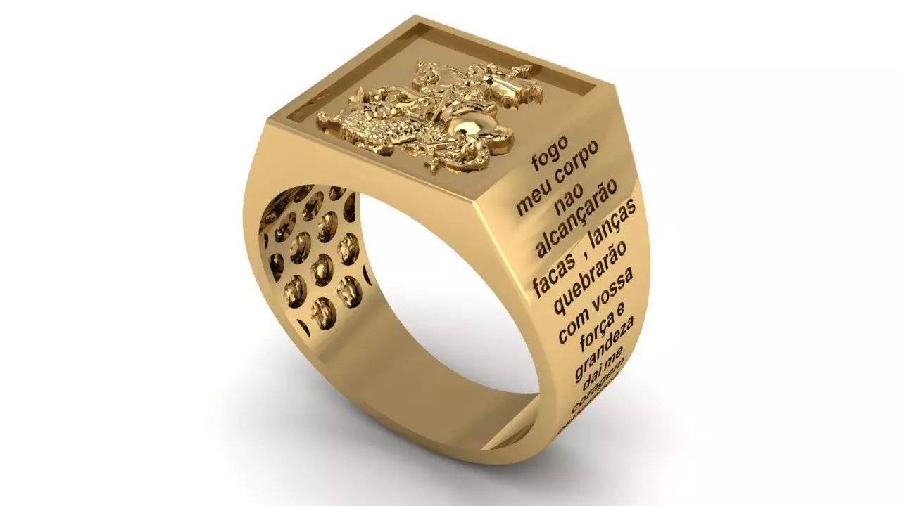 Anel Sao bento 3D print model