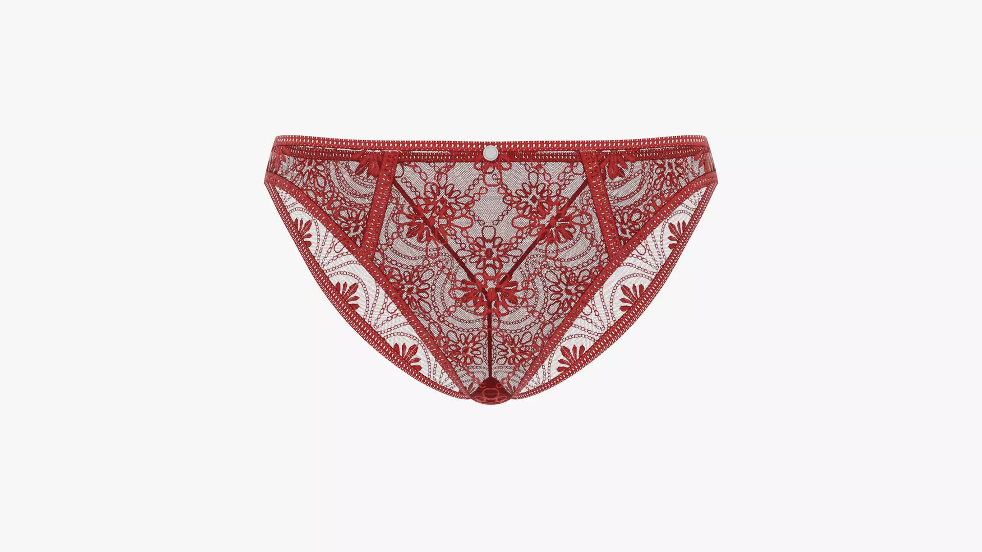 Lace Hipster SS103 Low-poly 3D model