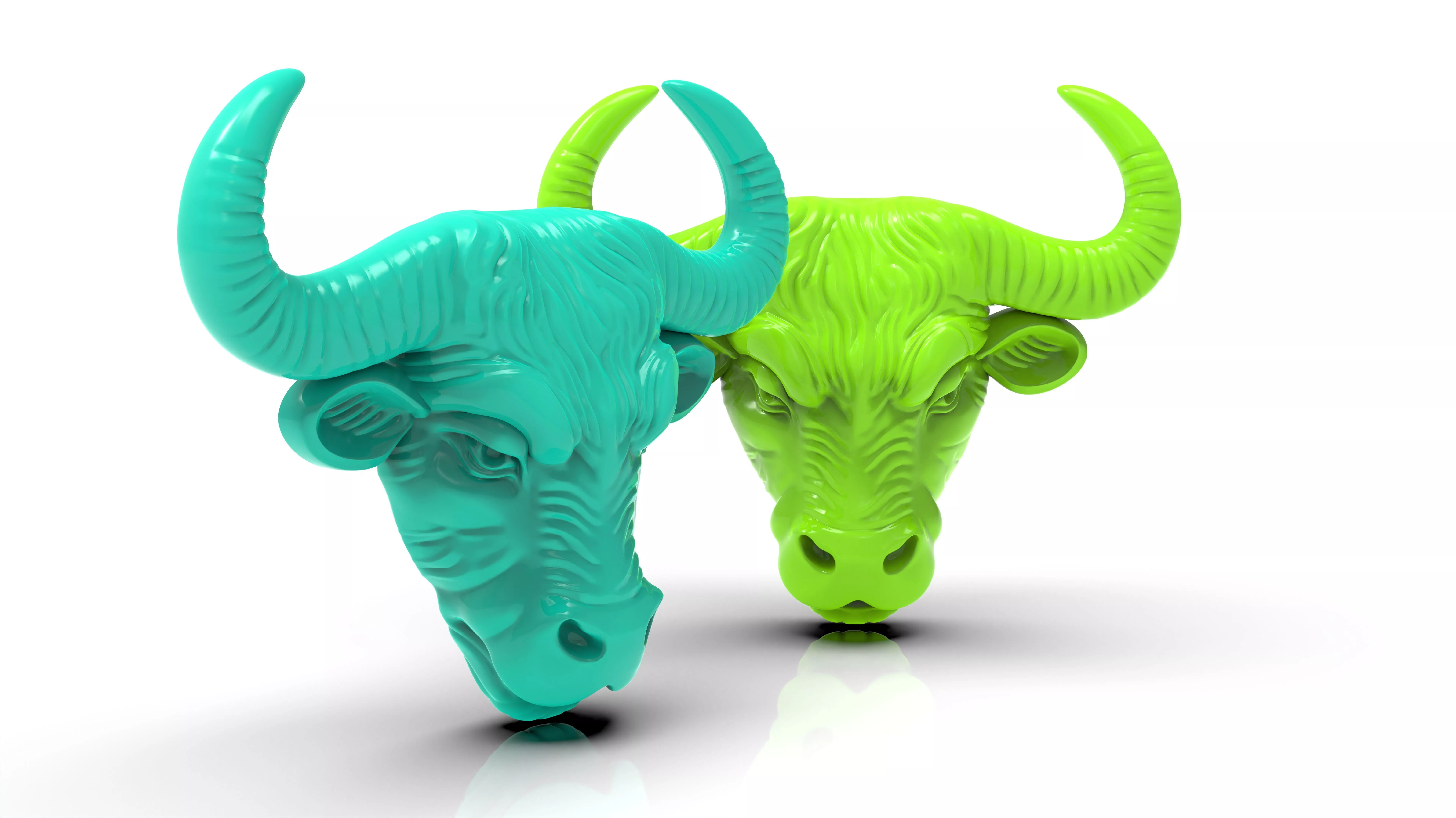 TAURUS BULL HEAD PRINT READY 3D MODEL 3D print model