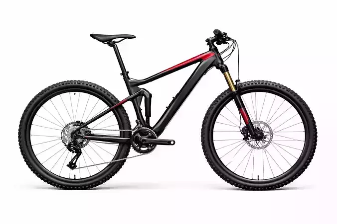 Mountain Bike Bicycle Off Road MTB Cycle 3D Model