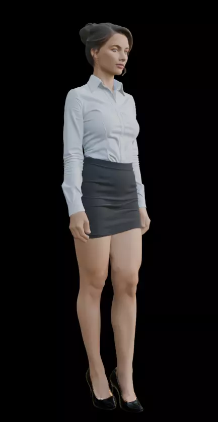 Office Woman Corporate Female Model 3D model