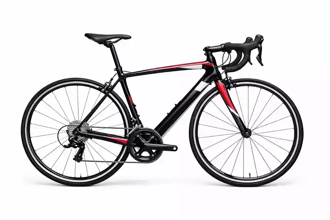Road Bicycle Low Poly Racing Bike Cycle Model