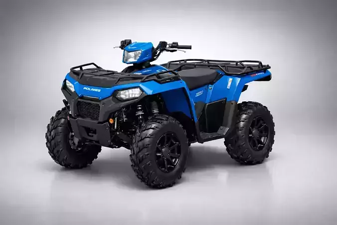 Polaris Sportsman ATV Off Road Quad Bike 3D Model