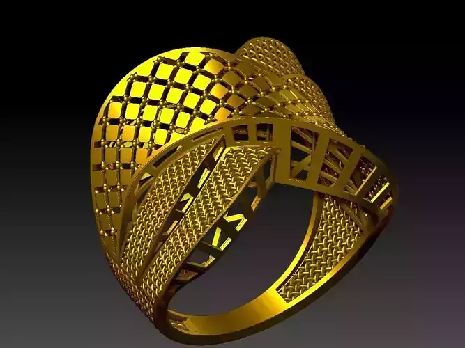 light weight ring  STL file  ready for print 3D print model
