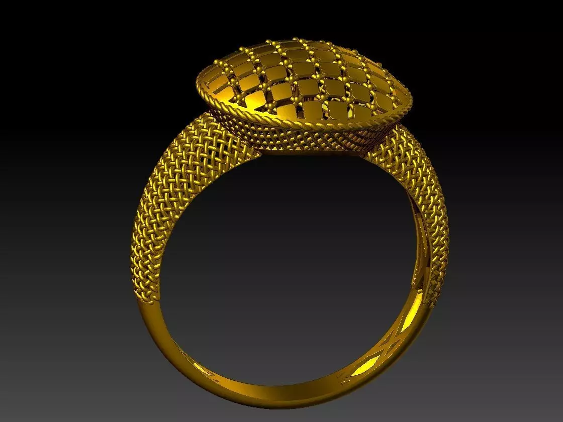 light weight ring STL file ready for print 3D print model 3D print model