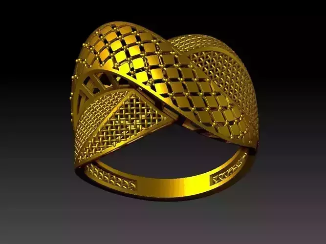 light weight ring  STL file  ready for print 3D print model