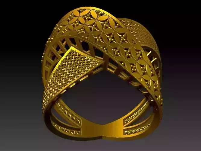 light weight ring  STL file  ready for print 3D print model