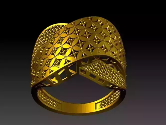 light weight ring  STL file  ready for print 3D print model