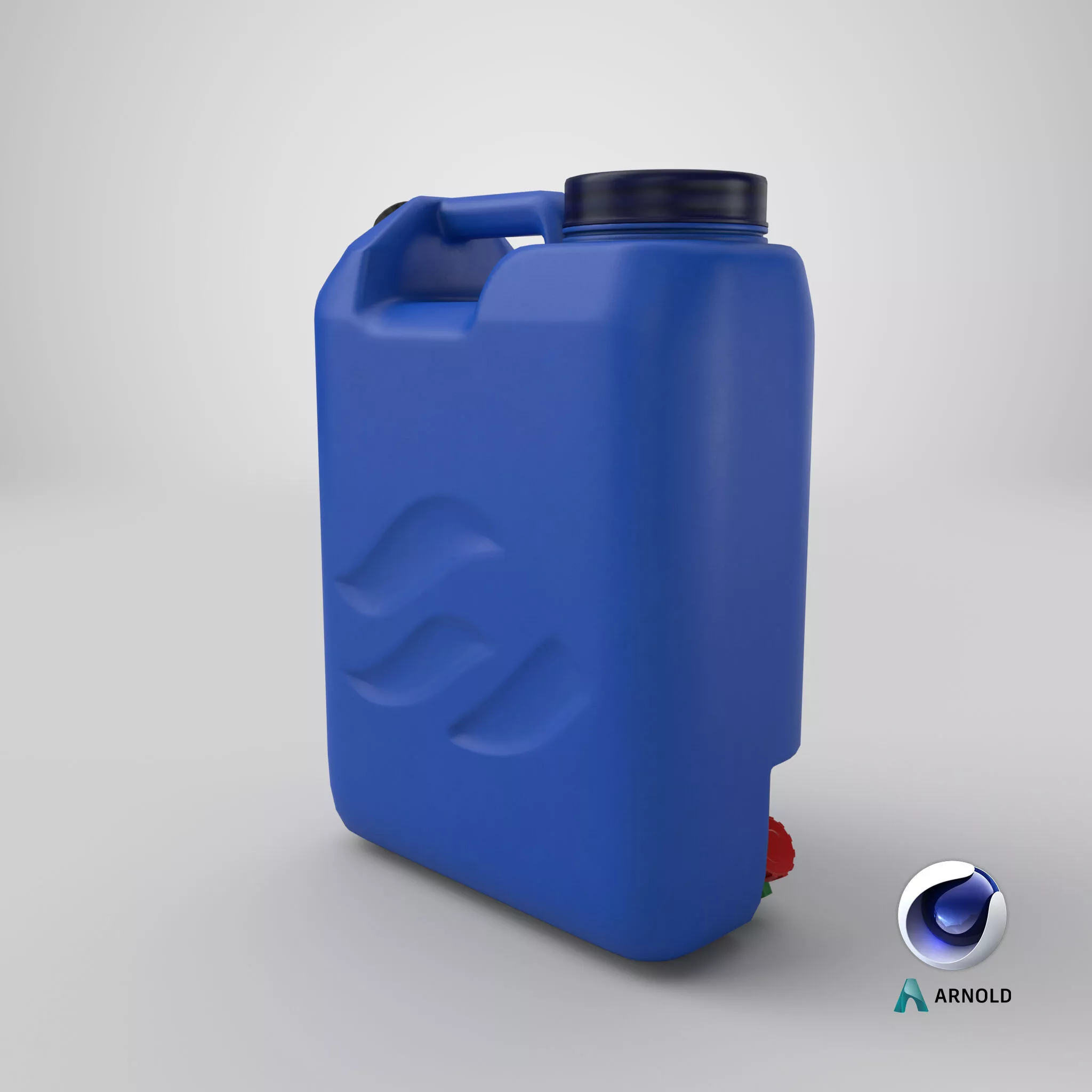 Water Container 01 3D model