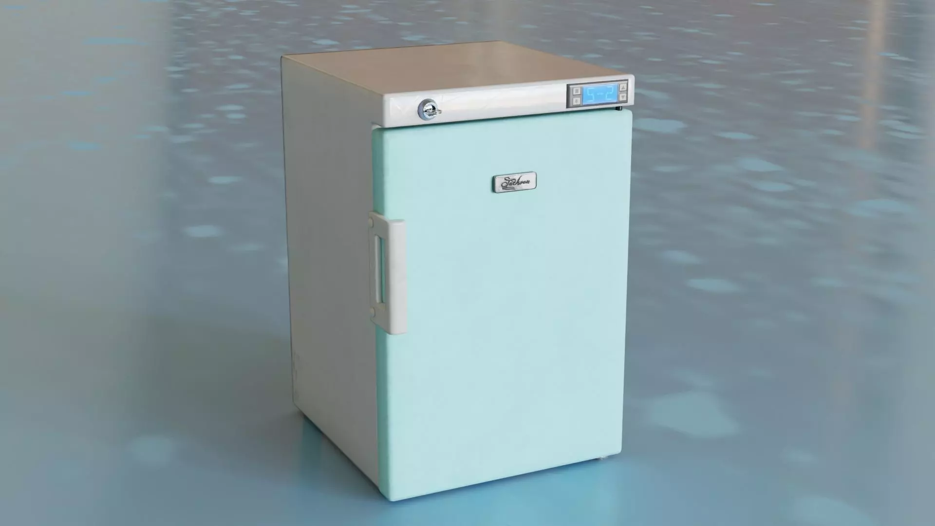 Medication Fridge Low-poly 3D model