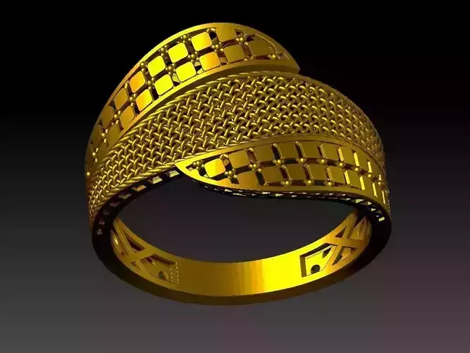 light weight ring  STL file  ready for print 3D print model