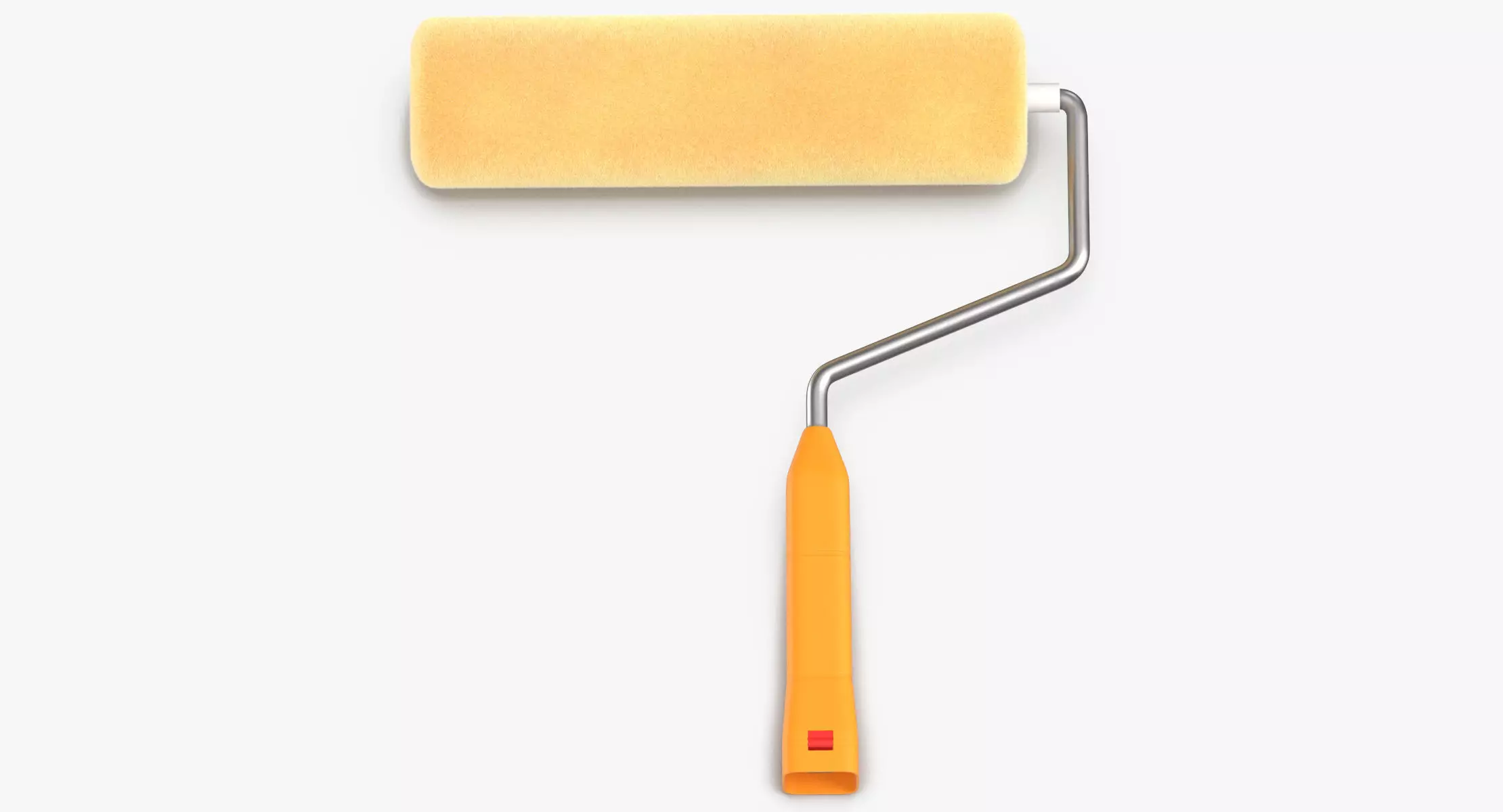 Paint Roller Orange 3D model