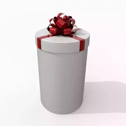 Gift Box - Tall Regular with Fixed Ribbon Rosette