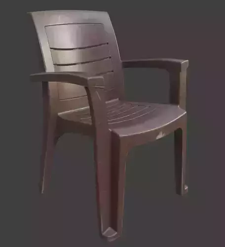 Realistic Plastic Armchair