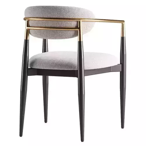 Amy Dining Chair 3D model 5