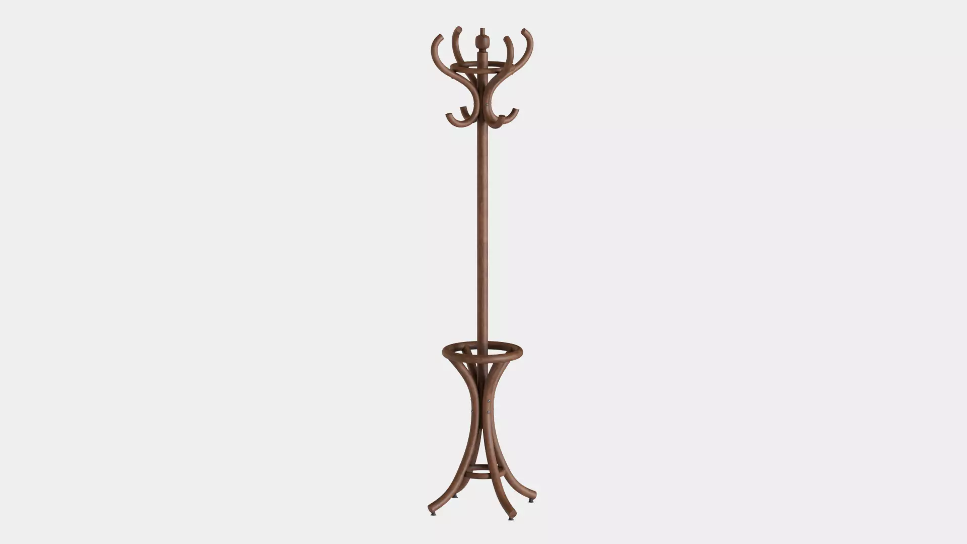 Coat rack Low-poly 3D model