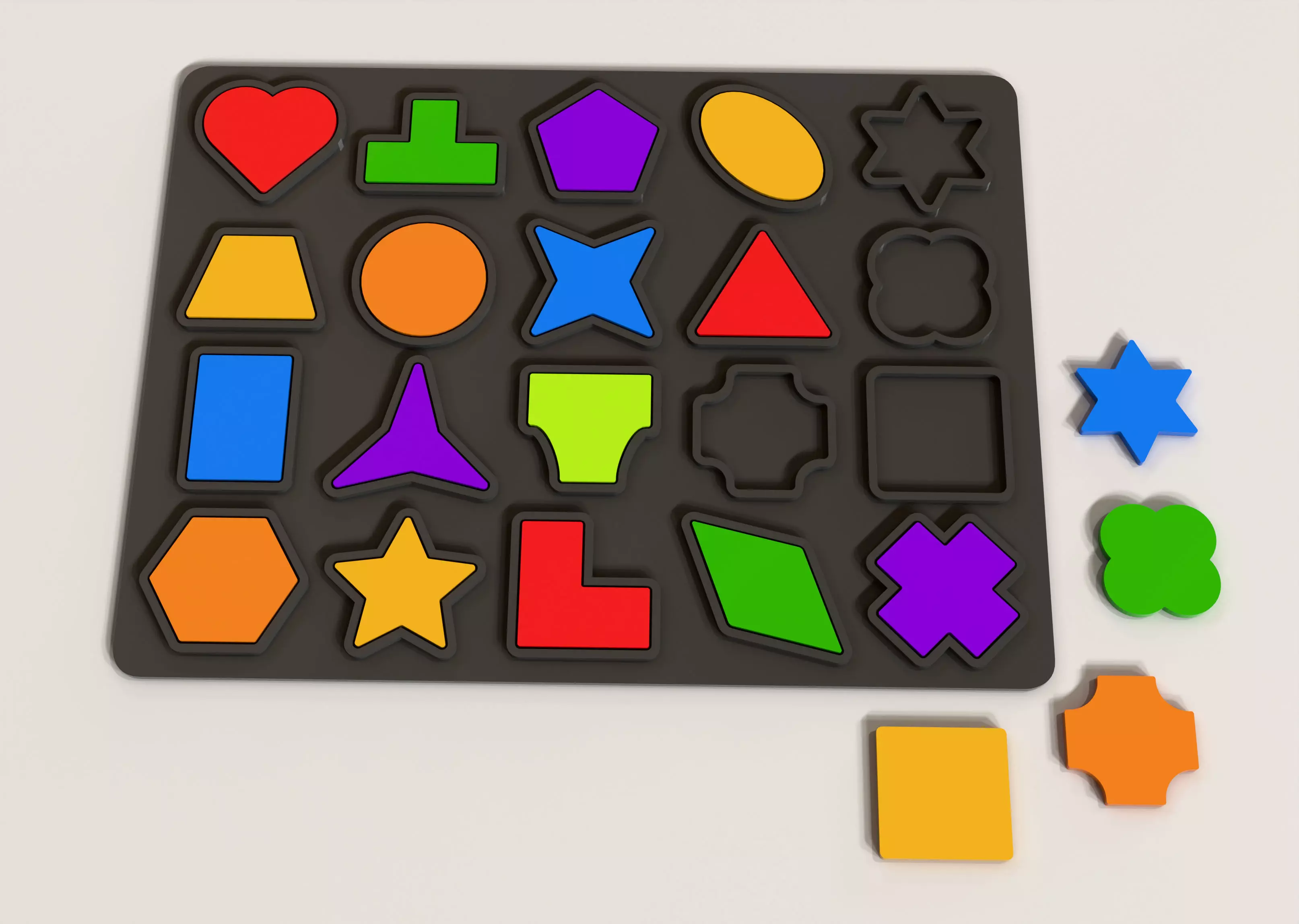 JUEGO DE HABILIDAD MENTAL NIVEL 1 3D print model