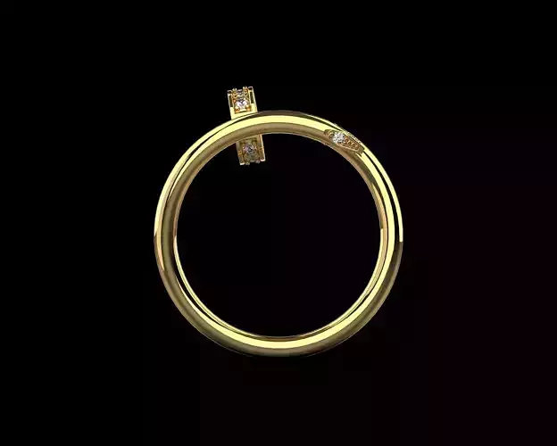 Juste un Clou Nail ring double 21 Size N173