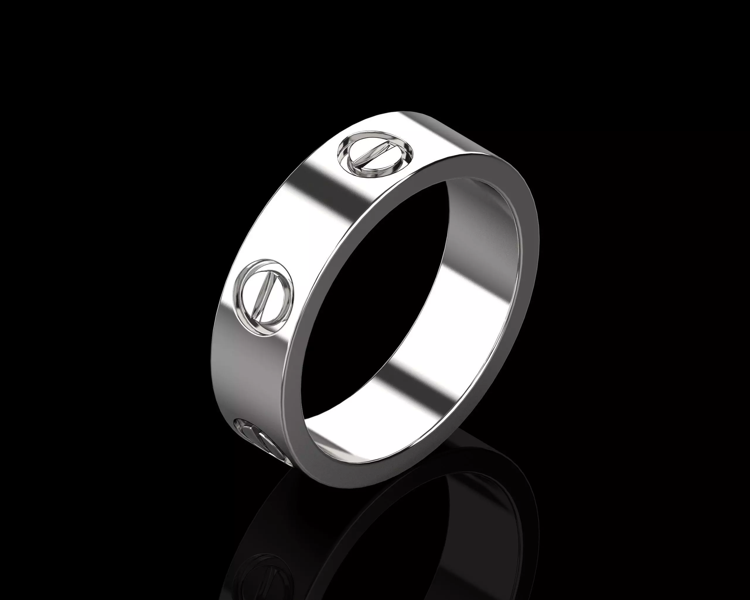 Love Ring 16 Size N148 3D print model