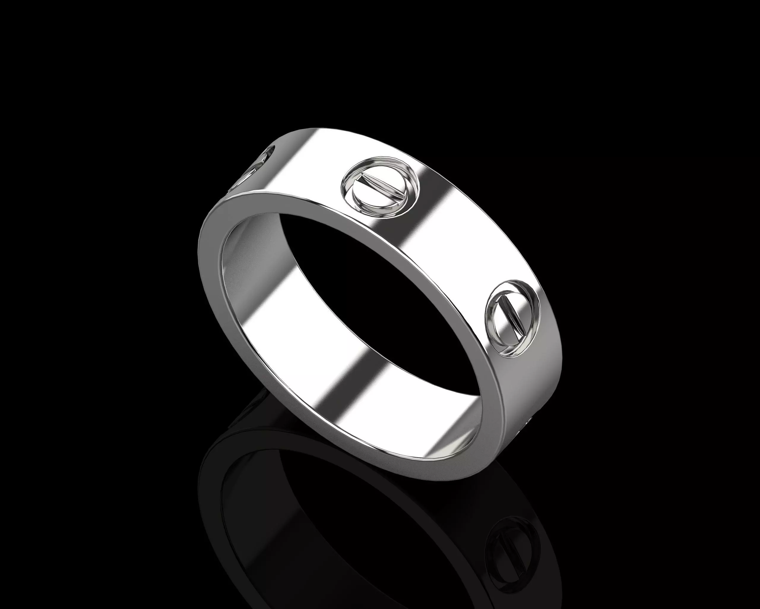 Love Ring 17 Size N149 3D print model