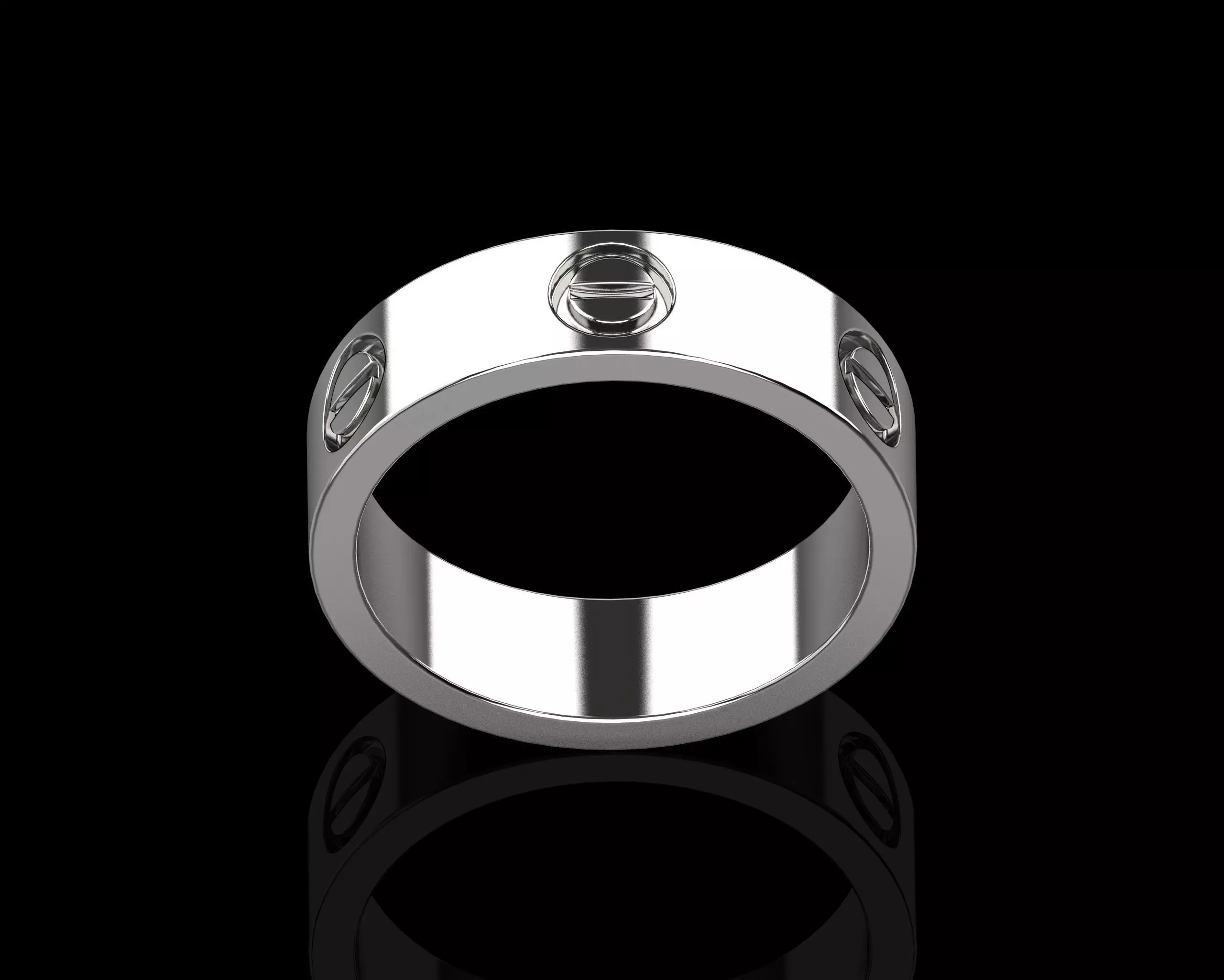 Love Ring 19 Size N151 3D print model