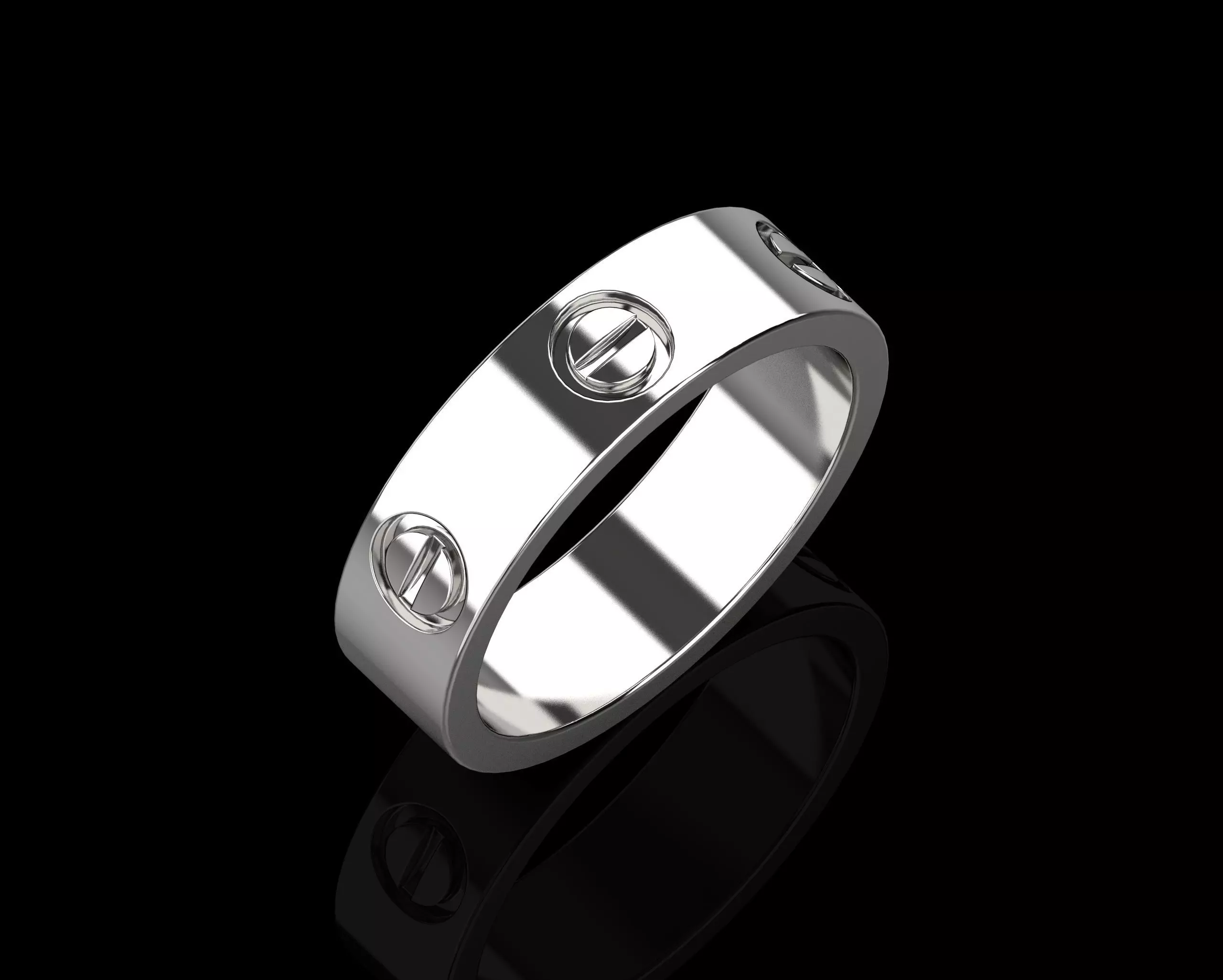 Love Ring 20 Size N152 3D print model