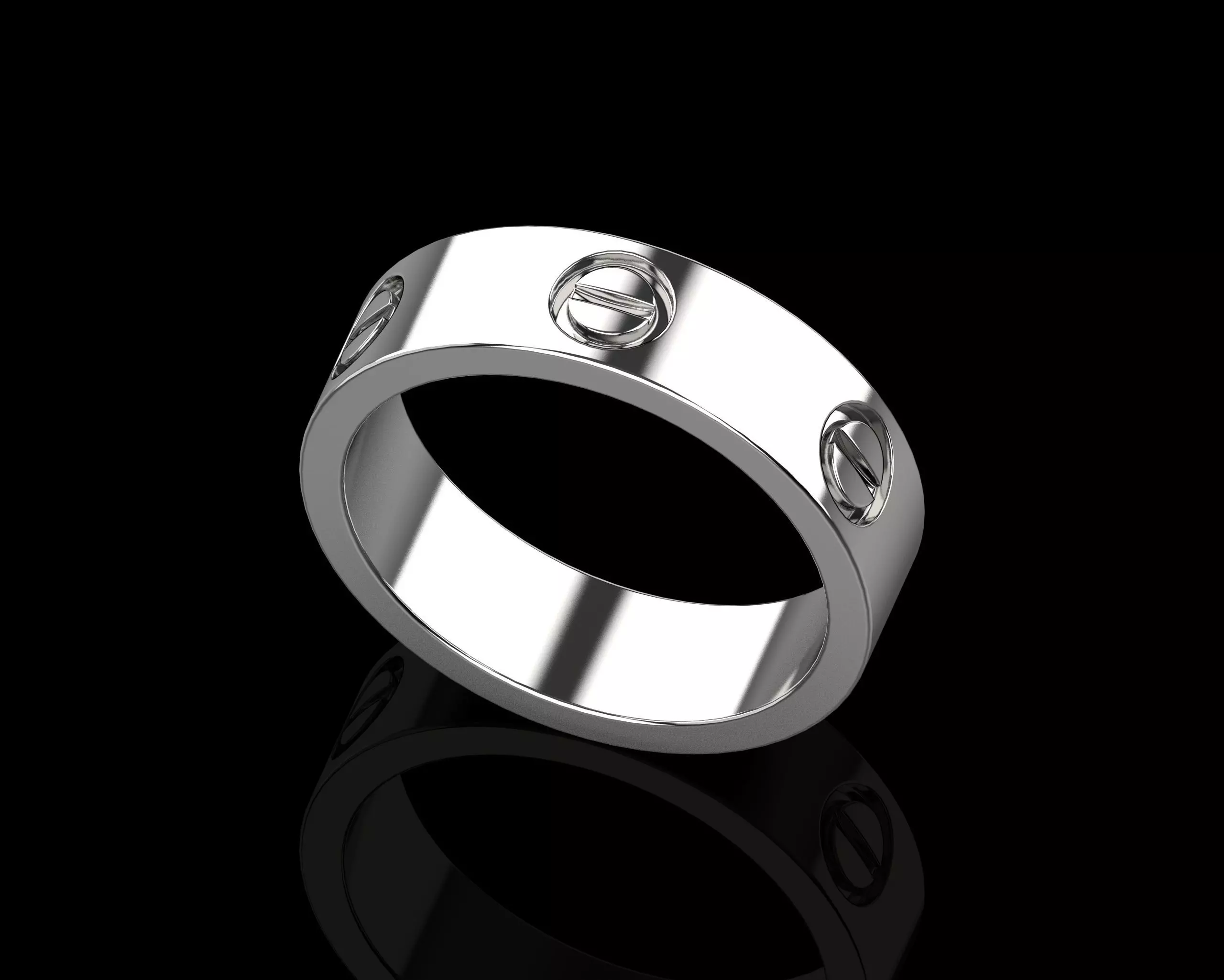 Love Ring 21 Size N153 3D print model