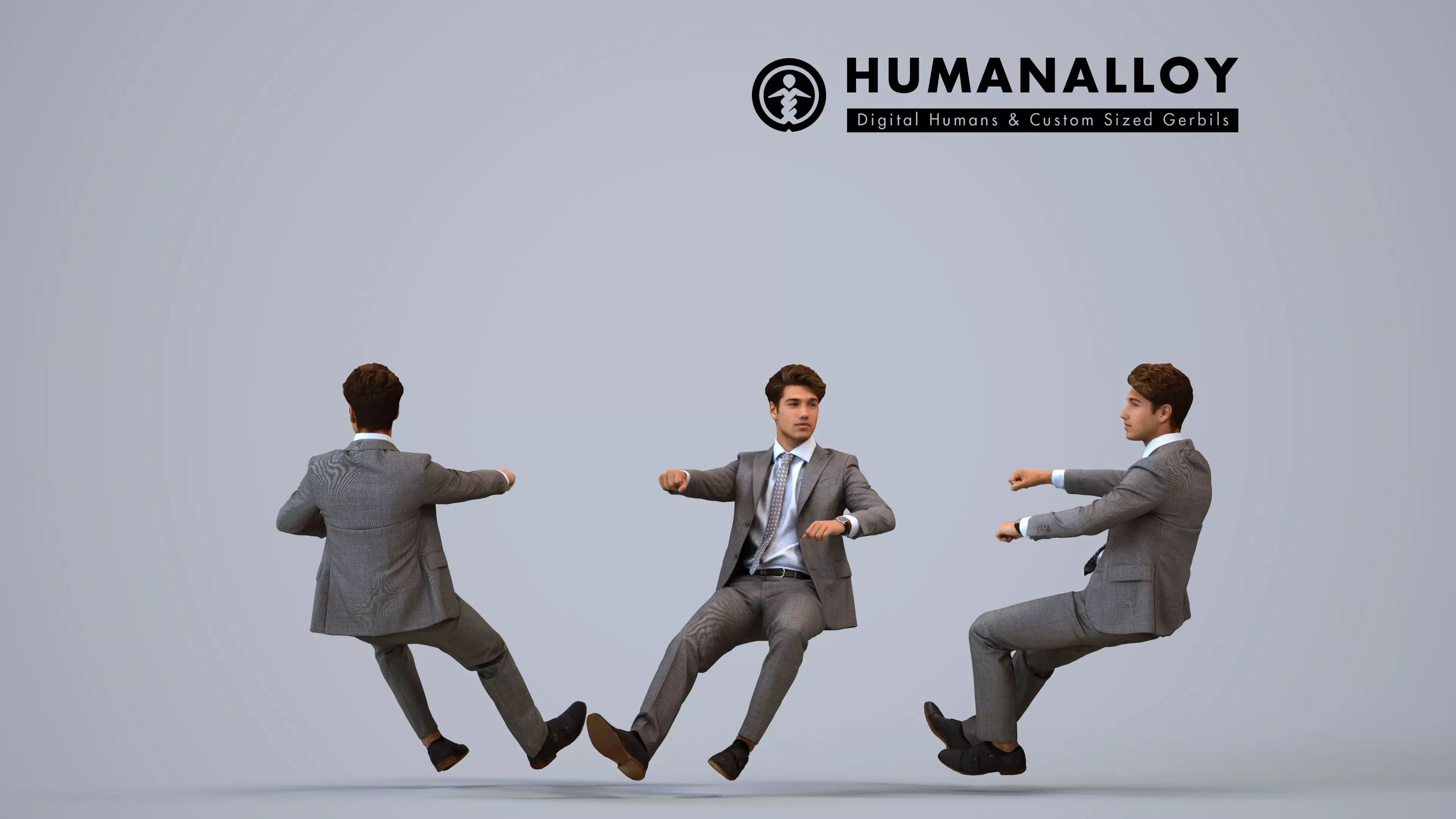 00072Darion007 - Adult Caucasian man sitting while driving in 3D model