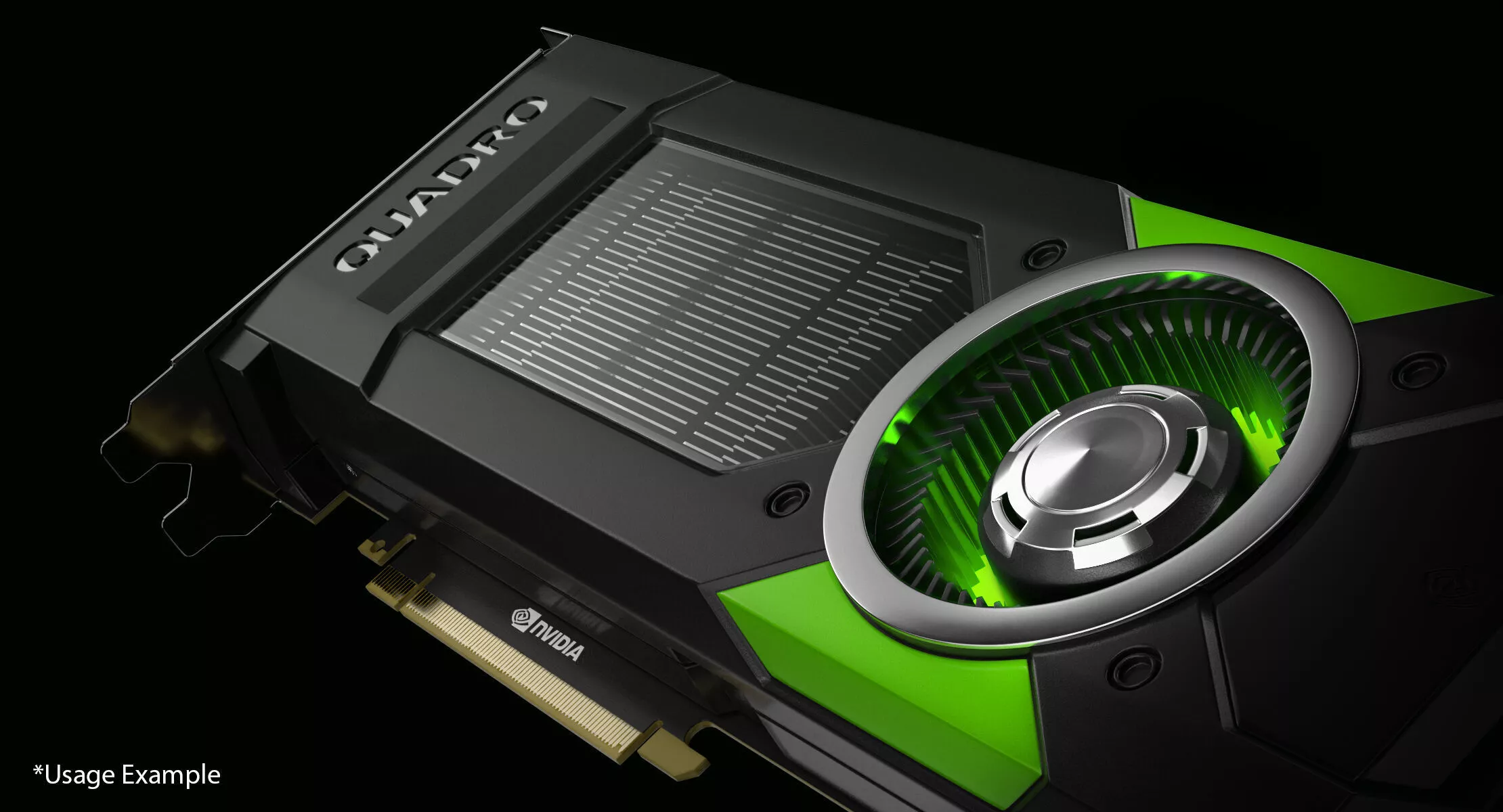 Nvidia Quadro P5000 GPU 3D model